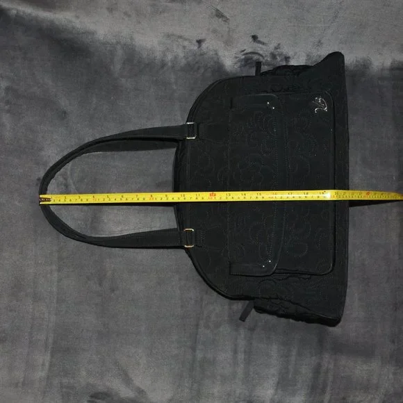 Vera Bradley Ultimate Baby Black Quilted Diaper Bag w/ Changing Pad - Picture 13 of 14